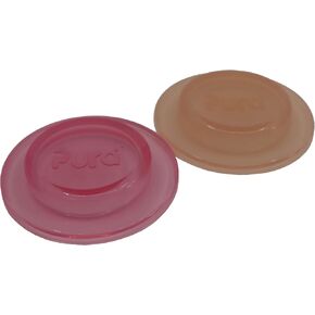 Pura Kiki Bottle Silicone Sealing Disks | Plastic-Free, Medical Grade, Unbreakable, Airtight | Baby Formula Milk, Food Storage, Breastmilk Storage for Travel - Moss & Mint