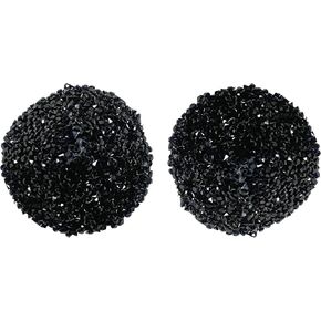 VASTLUCKY Punked X Leather Nipple Cover Reusable Self-Adhesive Pasties Punk Breast Petals for Women