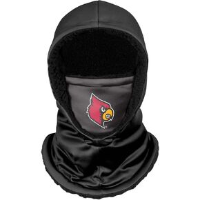 FOCO Texas Tech Red Raiders NCAA Heather Grey Big Logo Hooded Gaiter, adult (SVNCGRHDSN)
