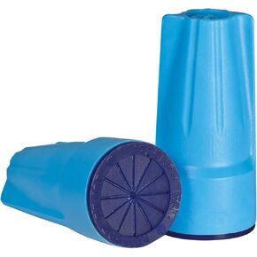 King Innovation 62241 DryConn Aqua Series wire connector, 100 pk, Blue