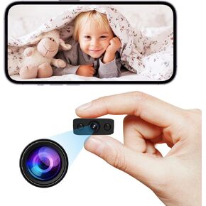 BEEDMXU Spy Hidden Wireless WiFi Security Camera, Low Power Home Camera 2K FHD, 150 Days Standby Battery Life, Motion Detection, Auto Night Vision, Indoor Security Camera(with 64GB microSD)