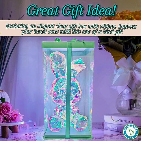In His Name LED Unicorn Night Light for Girls & Kids - Colorful Magical Lamp for Girls Room - Premium Bedside Lamp & Cute Night Light for Toddlers - Unique Teen Display Gifts Spring Summer Decor in Saudi Arabia