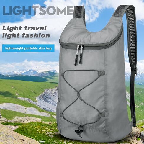 levayhill 16L Hiking-Daypack, Water-Resistant-Lightweight Foldable Travel Backpacks, Camping Outdoor Backpack Carry-on Bag in Kuwait