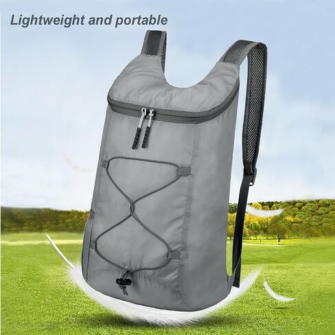 levayhill 16L Hiking-Daypack, Water-Resistant-Lightweight Foldable Travel Backpacks, Camping Outdoor Backpack Carry-on Bag in Kuwait