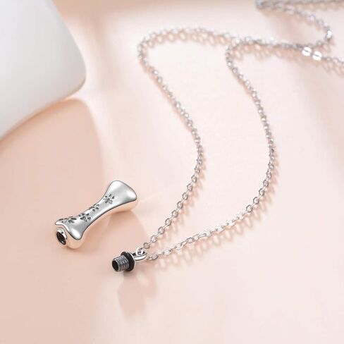 925 Sterling Silver Cremation Jewelry Hummingbird/Paw Urn Necklace for Ashes Ashes Jewelry Gift for Women in Saudi Arabia