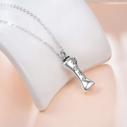 925 Sterling Silver Cremation Jewelry Hummingbird/Paw Urn Necklace for Ashes Ashes Jewelry Gift for Women in Saudi Arabia