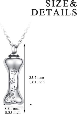 925 Sterling Silver Cremation Jewelry Hummingbird/Paw Urn Necklace for Ashes Ashes Jewelry Gift for Women in Saudi Arabia