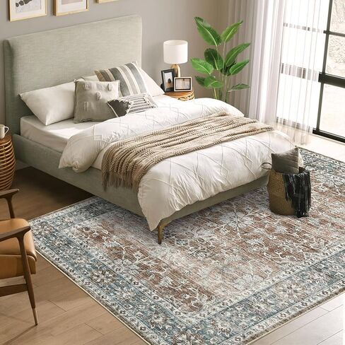 سجادة عداء للممرات المطبخ، سجادة عداء قابلة للغسل مقاس 2 × 6 مع دعامة مطاطية غير قابلة للانزلاق سجادة زهرية للممرات والمطبخ وغرفة النوم والحمام، رمادي in Kuwait