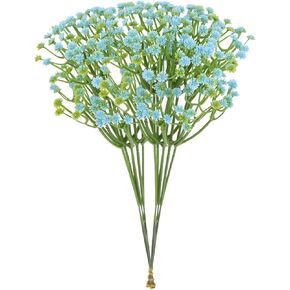 ABAJI Artificial Flower 12PCS Plastic Babys Breath Table Decoration Wedding Deco Indoor Outdoor
