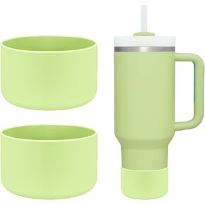 HEYSKAY 2pcs Protective Flask Silicone Boot Base for Stanley Quencher Adventure 40oz & Stanley IceFlow 20oz 30oz Tumbler, and Compatible with 12-24oz Hydro Sport Water Bottles,Yeti and More in Kuwait