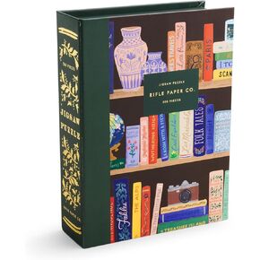RIFLE PAPER CO. Illustrated Jigsaw Puzzle | 500 Pieces, Printed in Full Color, Paper Wrapped Gift Box with Gold Foil Accents (Finished Puzzle Size 21" L x 15" W), American Road Trip in Saudi Arabia