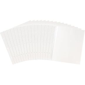 AIOR Scrapbook Self Adhesive Refill Pages 30 Sheets(60 Pages) for DIY Scrapbook Photo Albums 11.02"x 8.26"