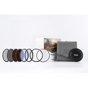 Kase Wolverine Revolution 67mm Mega Filter Kit Magnetic Shockproof Tempered Optical Glass w Color Coded Rings inc CPL ND8 ND64 ND1000 R-MCUV Night Lens Cap & Case