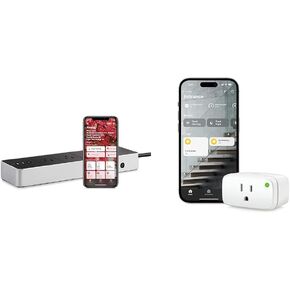 Eve Energy Strip - Apple HomeKit Smart Home Triple Outlet & Power Meter with Built-in Schedules & Switches