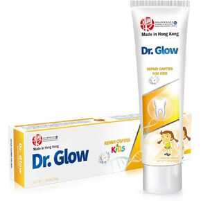 Kids Toothpaste Cavity Repair Toothpaste, Hydroxyapatite Toothpaste Fluoride Free, Tooth Repair Remineralizing Toddler Toothpaste, Kids Enamel Repair Tooth Decay Treatment Fruity 2 Tubes