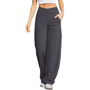 Yoga Pants Women Loose Wide Leg Pants with Pockets High Waisted Sweatpants Stretch Casual Lounge Pants