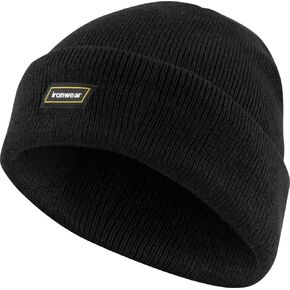 Ironwear 1243 Hi-Vis Reflective Beanie Hat | 100% Acrylic Knit (Lime)