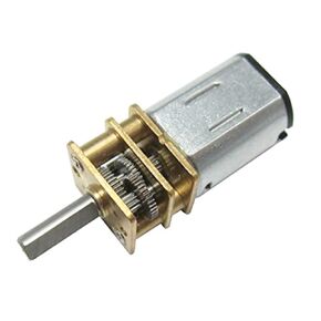 CHANCS N20 Small DC Motor 12V 20RPM Geared Motor with Metal Gearbox Motor for Electronic Equipment 2PCS