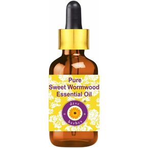 Deve Herbes Pure Sweet Wormwood Essential Oil (Artemisia annua) 100% Steam Distilled 15ml (0.50 oz)