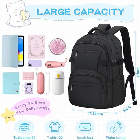 AFGWK Cute Backpack for School Girls Kids Aesthetic School Bag Backpack for Women Travel Laptop Child Bookbags in Kuwait