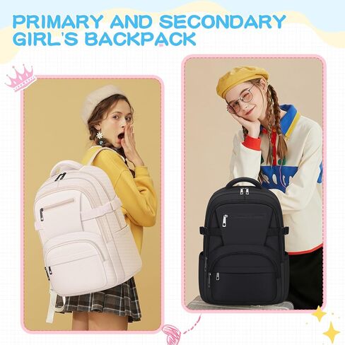 AFGWK Cute Backpack for School Girls Kids Aesthetic School Bag Backpack for Women Travel Laptop Child Bookbags in Kuwait