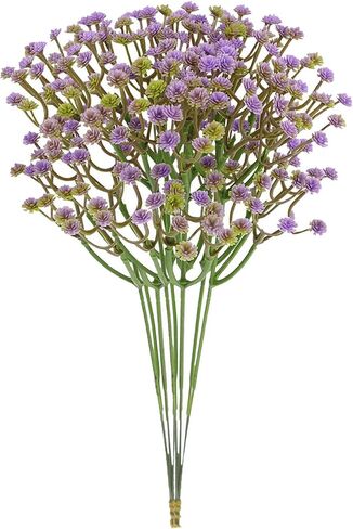 ABAJI Artificial Flower 12PCS Plastic Babys Breath Table Decoration Wedding Deco Indoor Outdoor in Saudi Arabia