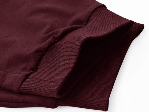 ماجنيفيت سروال رياضي قصير للرجال بخصر مطاطي للركض كاجوال كابري بورجندي, عنابي in Kuwait