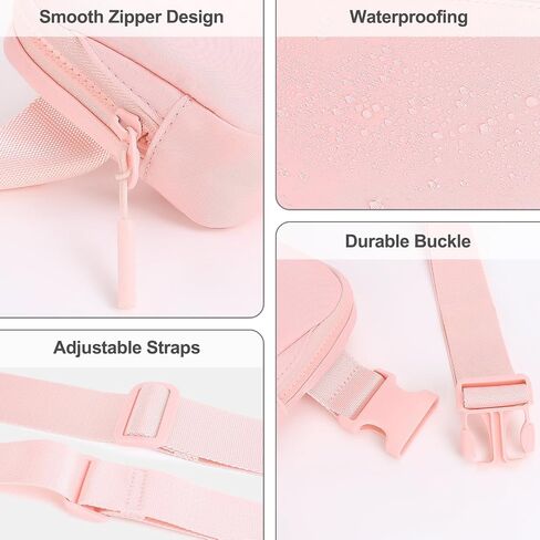 Titosha Valentine Gifts for Her Initial Fanny Pack for Girls Belt Bag with Extender Strap Mini Crossbody Bum Hip Travel Purse Graduation Gifts Trendy Beige Pouch Ivory E in Saudi Arabia