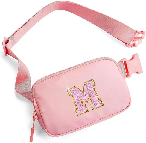 Titosha Valentine Gifts for Her Initial Fanny Pack for Girls Belt Bag with Extender Strap Mini Crossbody Bum Hip Travel Purse Graduation Gifts Trendy Beige Pouch Ivory E in Saudi Arabia