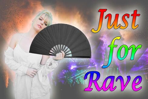 مروحة يدوية قابلة للطي لمهرجان الهذيان الكبير من OMyTea Bamboo للرجال والنساء - مروحة محمولة باليد بلون صيني ياباني Kung Fu Tai Chi مع حافظة قماش - للأداء والديكورات والرقص والهدية (أحمر) in Kuwait