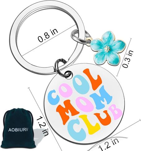 AOBIURV Christmas Stocking Stuffers For Women Aunt Gifts From Neice Womens Stocking Stuffers Cute Gifts For Aunt Best Aunt Ever Gift Auntie Gifts Idea Birthday Cool Aunt Club Keyring in Saudi Arabia