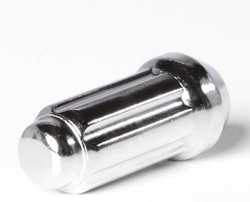 Circuit Performance 14x2.0 Black Closed End 6 Spline Security Acorn Lug Nuts Cone Seat Forged Steel (24 pieces + Tool) in Saudi Arabia