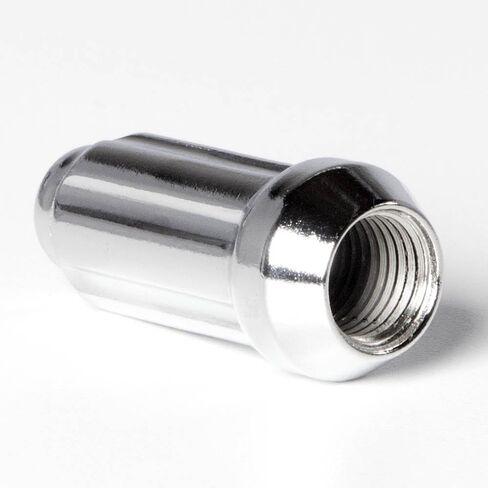 Circuit Performance 14x2.0 Black Closed End 6 Spline Security Acorn Lug Nuts Cone Seat Forged Steel (24 pieces + Tool) in Saudi Arabia