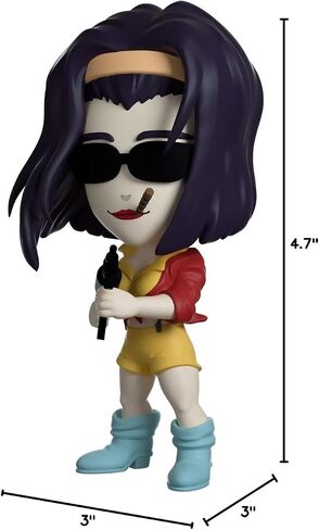 You Tooz Edward 4'' Figurine, Cowboy Bebop Collection, Green & Yellow, Anime Character in Saudi Arabia