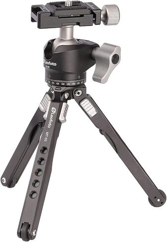 Leofoto MT-03 2 Section Table Top Tripod/Pocket Pod 1/4" / 3/8" Ideal for Compact Camera in Kuwait