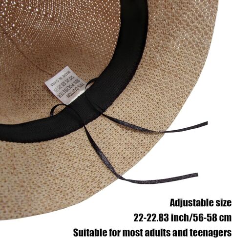 YOFARCHOY قبعة الشمس خفيفة الوزن قابلة للتعبئة للنساء قبعات شمسية قابلة للطي قبعات دلو منسوجة قبعة للشاطئ قابلة للتعبئة قبعة مرنة محبوكة in Kuwait