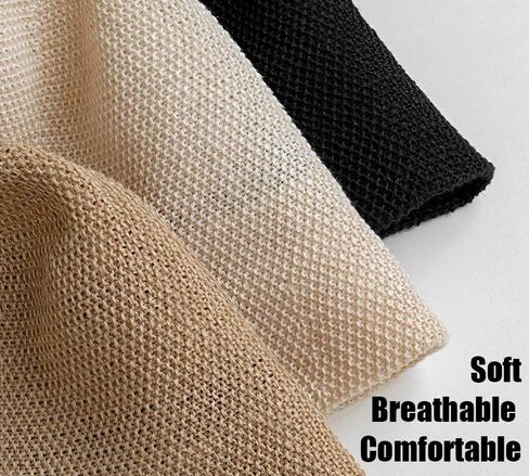 YOFARCHOY قبعة الشمس خفيفة الوزن قابلة للتعبئة للنساء قبعات شمسية قابلة للطي قبعات دلو منسوجة قبعة للشاطئ قابلة للتعبئة قبعة مرنة محبوكة in Kuwait