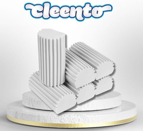 Damp Duster Cleaning Sponge, Multi-Surface Dust Cleaner Magic Eraser for Blinds, Hair, Glass, Mirrors, Car, Baseboards & Window Grooves - All Purpose, Reuseable Household Supplies (4 Pack) in Saudi Arabia