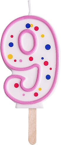 PME Blue Number 4 Candle, 2.5 inch in Kuwait
