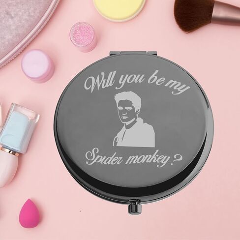 KEYCHIN Twilight Movie Pocket Mirror Twilight Edward and Bella Fans Gifts Will You Be My Spider Monkey Compact Mirror for Women Girls Teenager (Spider monkey-S) in Saudi Arabia