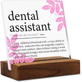 Speech Language Pathologist Gift Clear Desk Decorative Sign, Appreciation Gifts for Therapist, SLP Thank You Gift for Her Graduation Retirement Birthday, Speech Definition Office Desk Decor