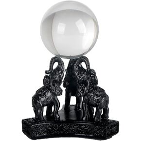 White Chinese Dragon Figurine Statue Display Ball Stand Sphere Base Holder for Crystal Ball Glass Ball Tray Base Pedestal Crystal Sphere Holder