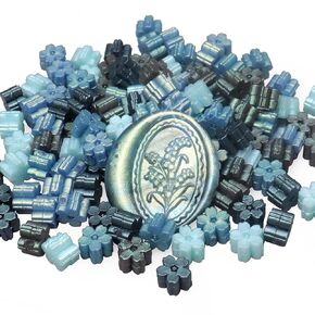 FsAlisa Sealing Wax Beads 115pcs Wax Seal Beads for Wax Stamp Sealing, Christmas Cards, Envelopes, Wedding Invitations, Wine Packages, Gift Wrapping (Wilderness Green)
