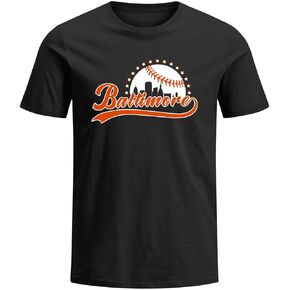 Classical City Men's Apparel for Baseball Fans Short Sleeve Shirt Cityscape Skyline T-shirt for Men Women in Saudi Arabia