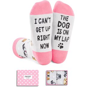 Zmart Funny Cat Lover Gifts for Women Mom, Novelty Cat Socks Crazy Silly Fun Socks for Girls
