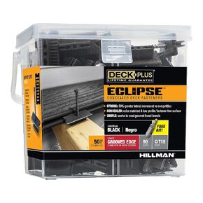 Deck Plus Eclipse Hidden Deck Fasteners, Deck Screws, Wood Screws, Stainless Steel, Brown, 360 Pack