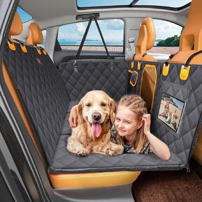 Manificent Back Seat Extender for Truck, Hard Bottom Dog Car Seat Cover for Back Seat Bed for Car Camping Mattress, Dog Hammock for Car Travel Bed, Non Inflatable Car Bed for Car SUV Truck XL