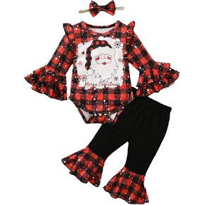 Aslaylme Baby Girls Matching Sister Outfit Big Little Sister Clothes