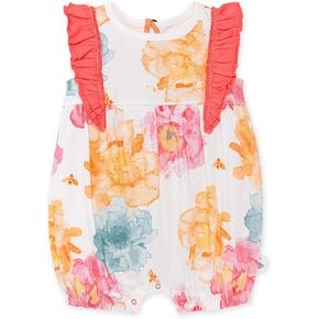 Burt's Bees Baby Baby Girls' Romper Jumpsuit, 100% Organic Cotton One-Piece Coverall, Lasting Leaves, 24 Months in Kuwait