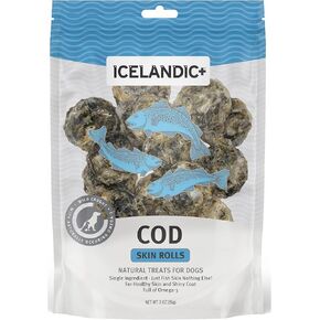 Icelandic+ Cod Fish Chips Dog Treat 2.5-oz Bag